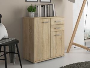 COMODA ZUG 02 OAK SONOMA 2 PTAS.+ 2 CAJ.