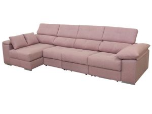 CHAISE IZQ+4PL SHEILA C/CAMA BELA10 ROSA